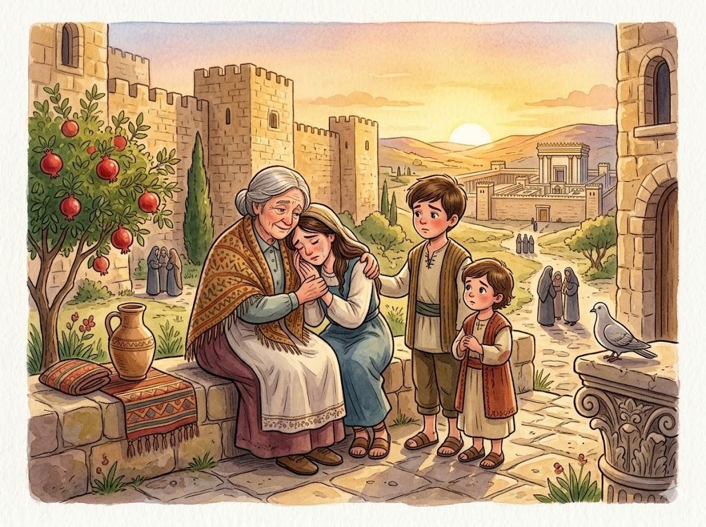 ה' יְנַחֵם אוֹתָךְ בְּתוֹךְ שְׁאָר אֲבֵלֵי צִיּוֹן וִירוּשָׁלַיִם