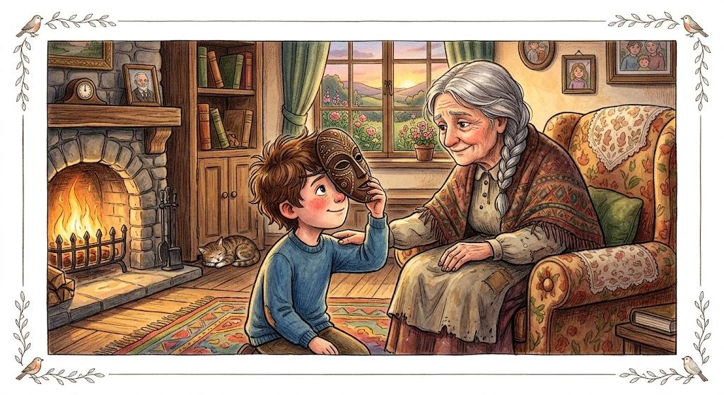 הוֹרִיד מִמֶּנּוּ אֶת הַמַּסֵּכָה