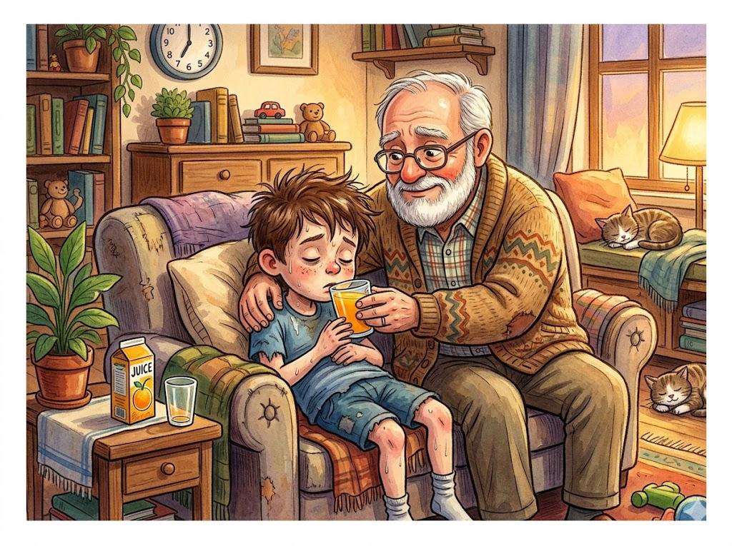 הוֹצִיא לוֹ אֶת הַמִּיץ