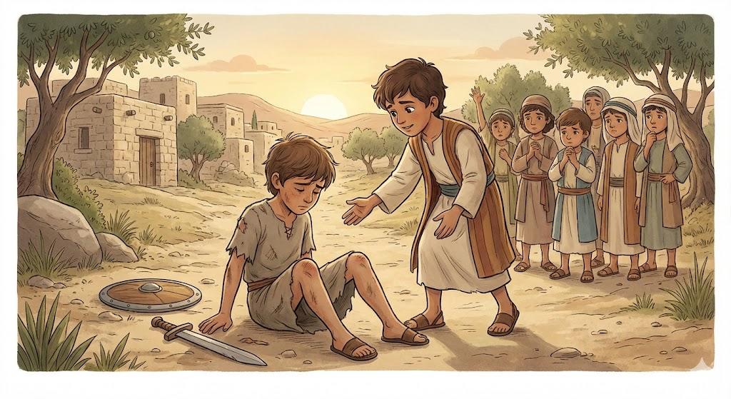 בִּנְפֹל אוֹיִבְךָ אַל תִּשְׂמָח