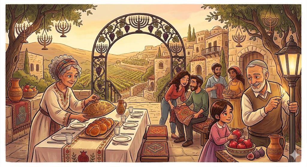 The festival became holy/ the festival commenced