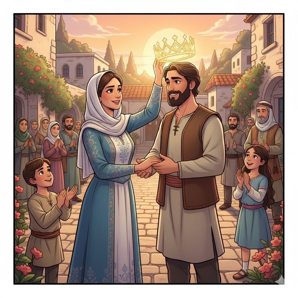 A virtuous woman is a crown to her husband