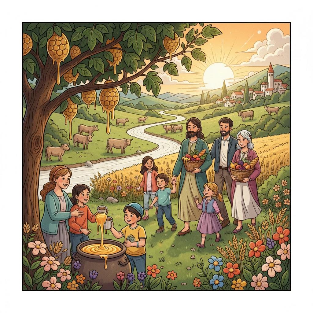 a land flowing with milk and honey