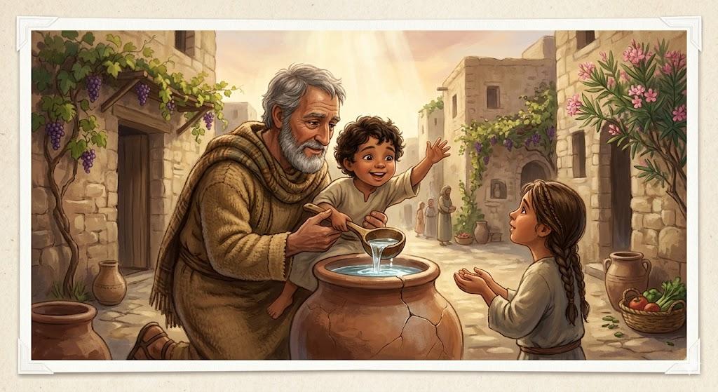 The spring from which they drew