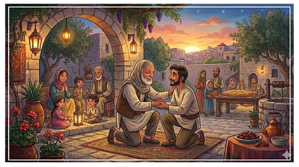 The water of the heart, the water of his heart
