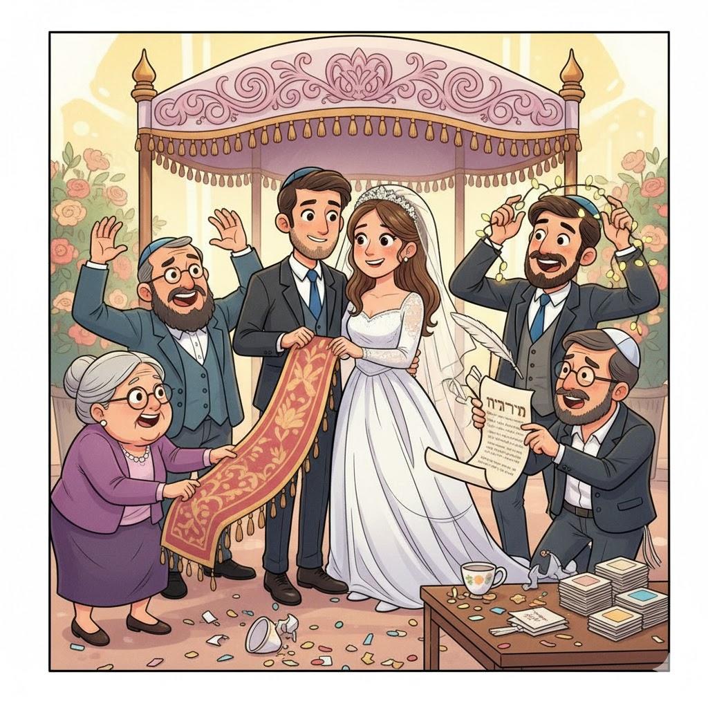 אֵין חֻפָּה בְּלִי תִּגְרָה, אֵין כְּתֻבָּה בְּלִי מְרִיבָה