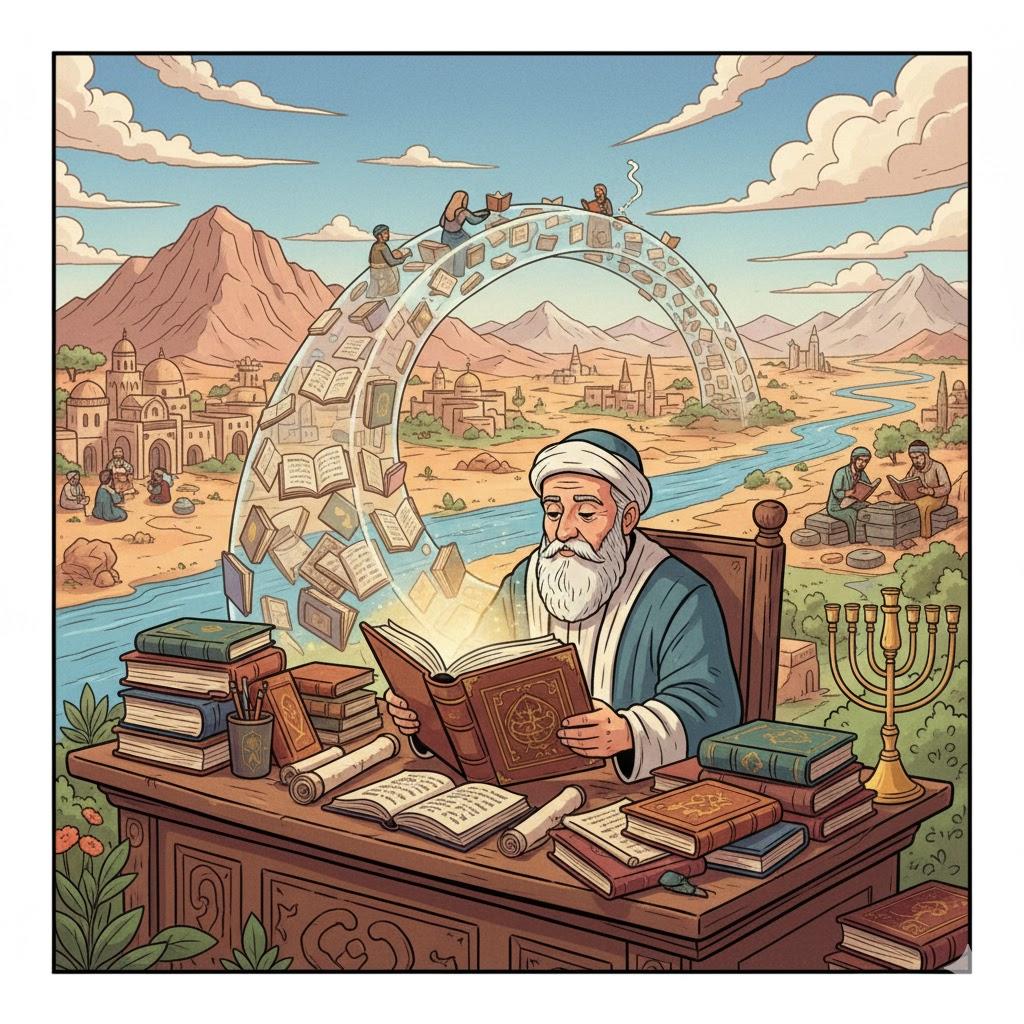 A person's wisdom reaches only as far as his books reach
