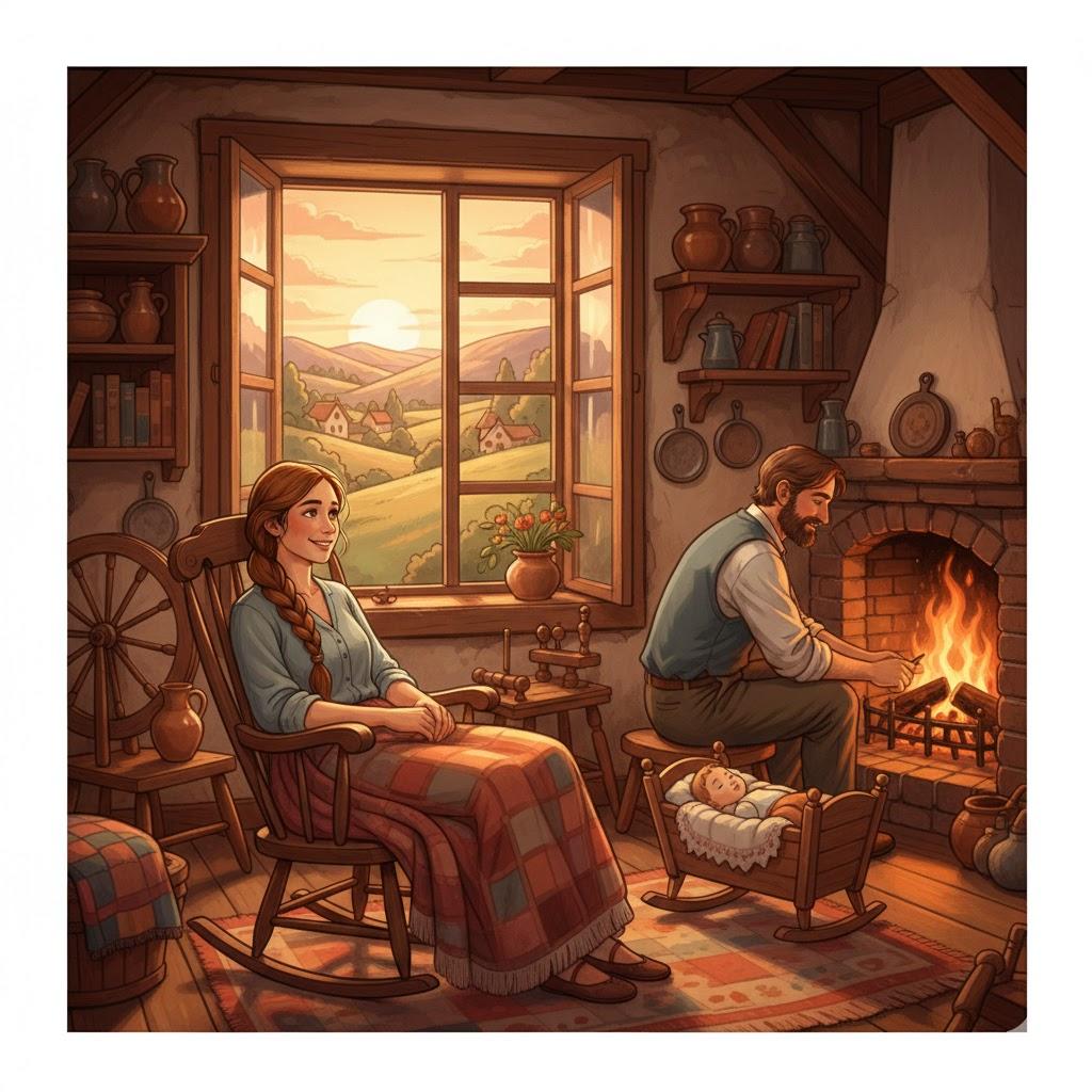 A woman only feels content in her husband’s home.