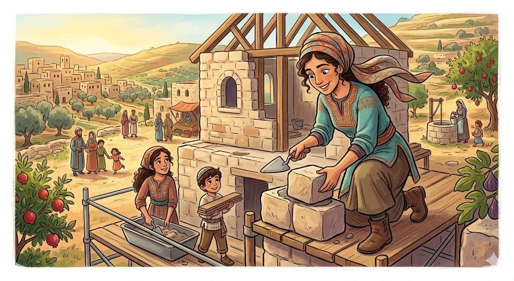 חוכמת נשים בנתה ביתה (חָוכְמַת נָשִׁים בָּנְתָה בֵּיתָהּ)