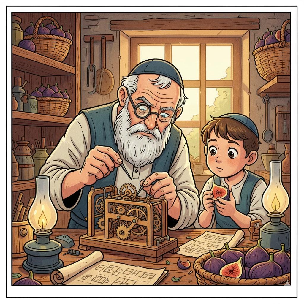 בָּדַק בְּעוֹקְצֵי תְּאֵנִים