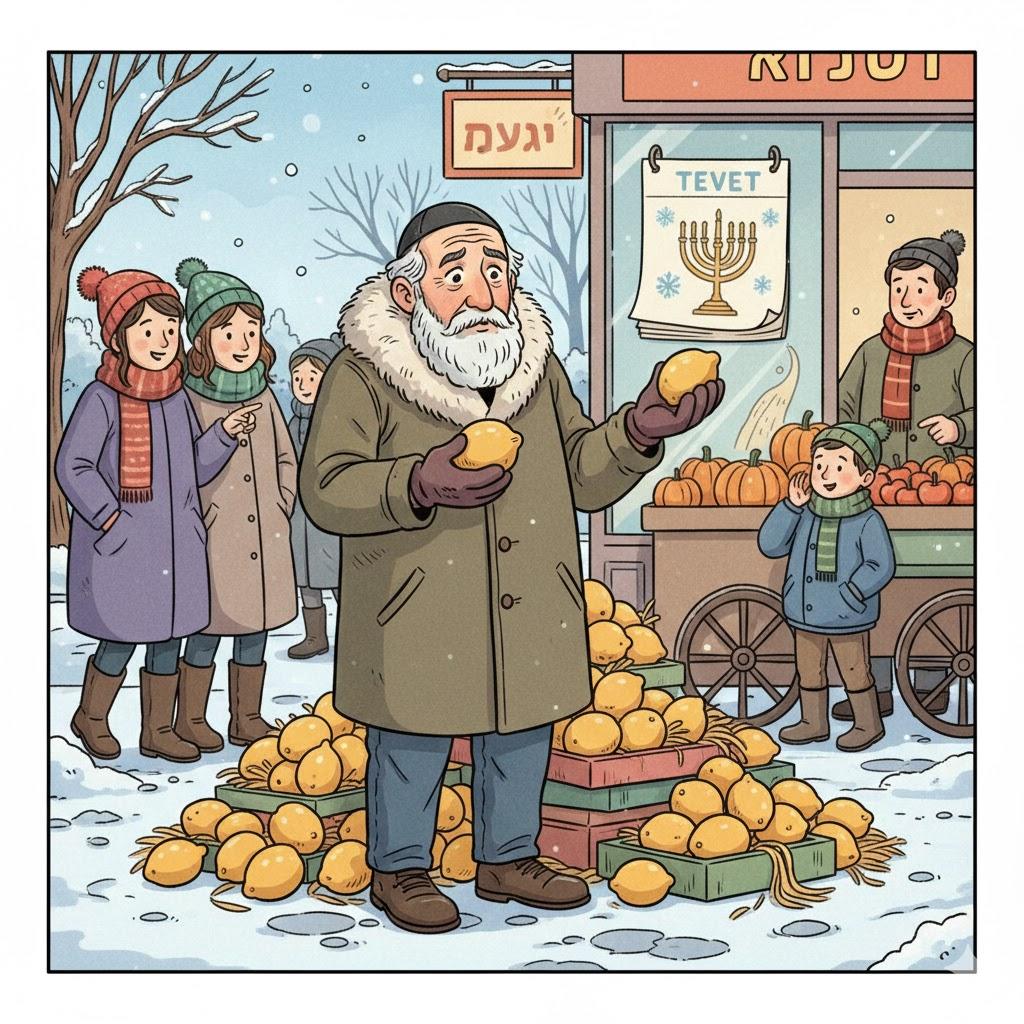 Etrogim after Sukkot