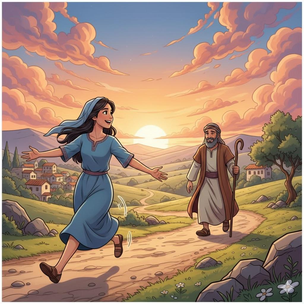 came toward him