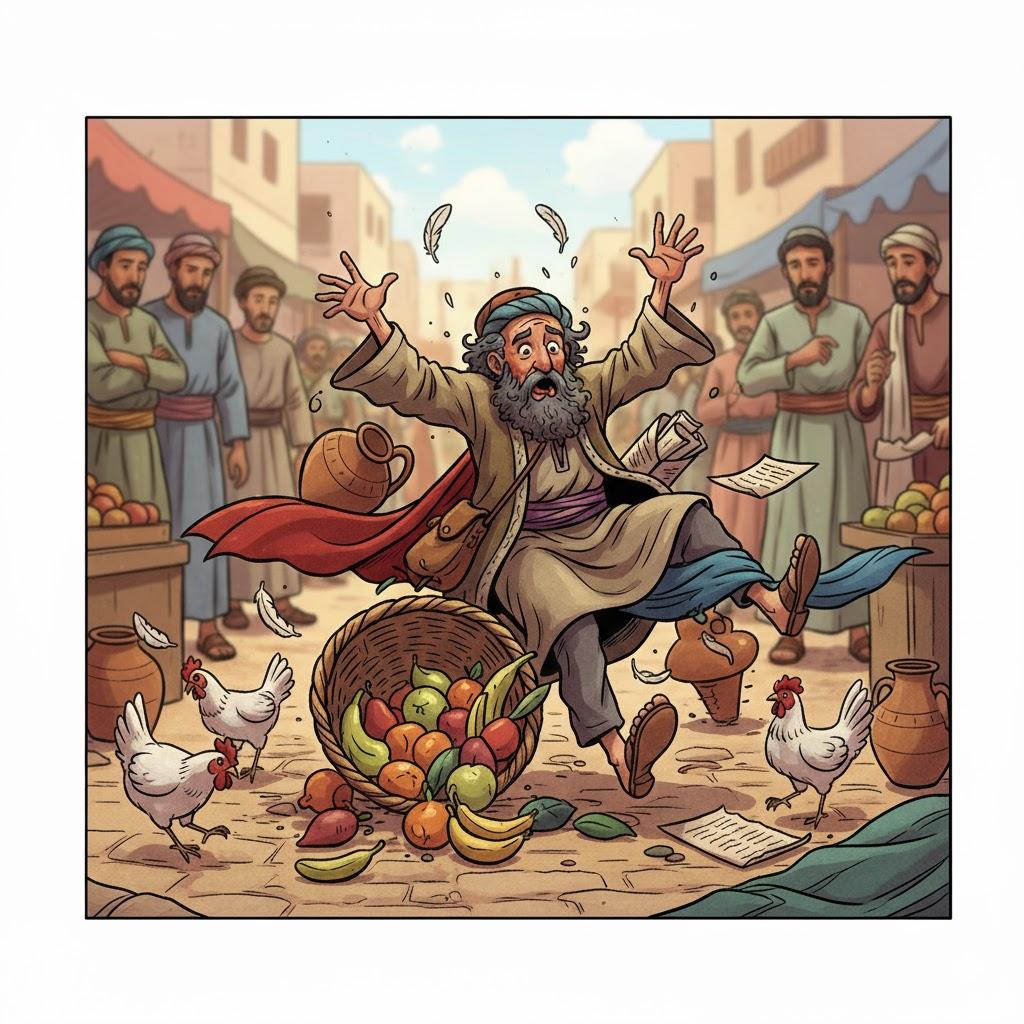 אָדָם דָּשׁ בַּעֲקֵבָיו