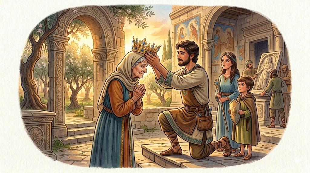 Return the crown to its old age.
