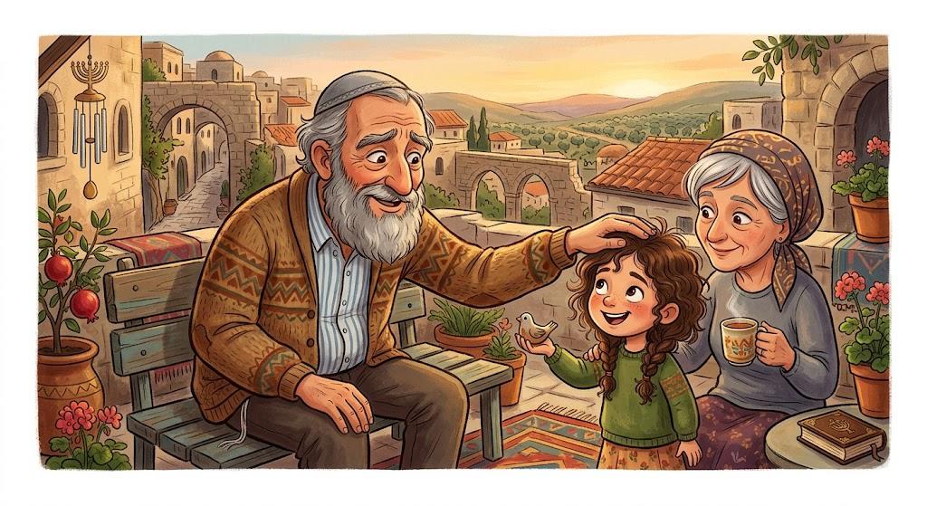 זִקְנָתוֹ בִּיְּישָׁהּ אֶת יַלְדוּתוֹ
