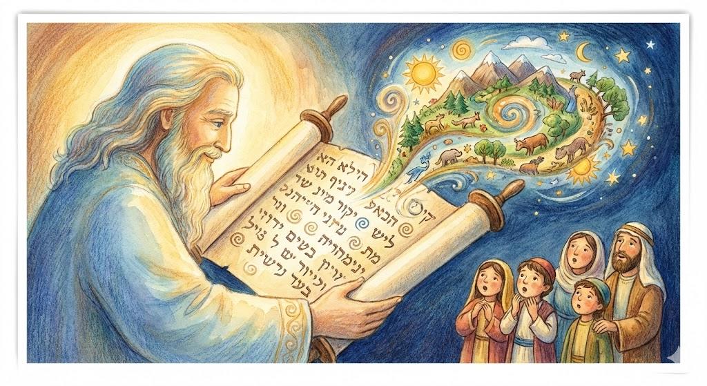 בַּתּוֹרָה נִסְתַּכֵּל הקב"ה וּבָרָא אֶת עוֹלָמוֹ