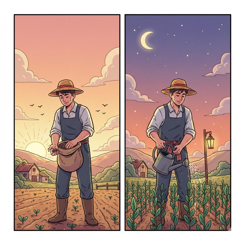 In the morning sow your seed, and in the evening do not let your hand rest