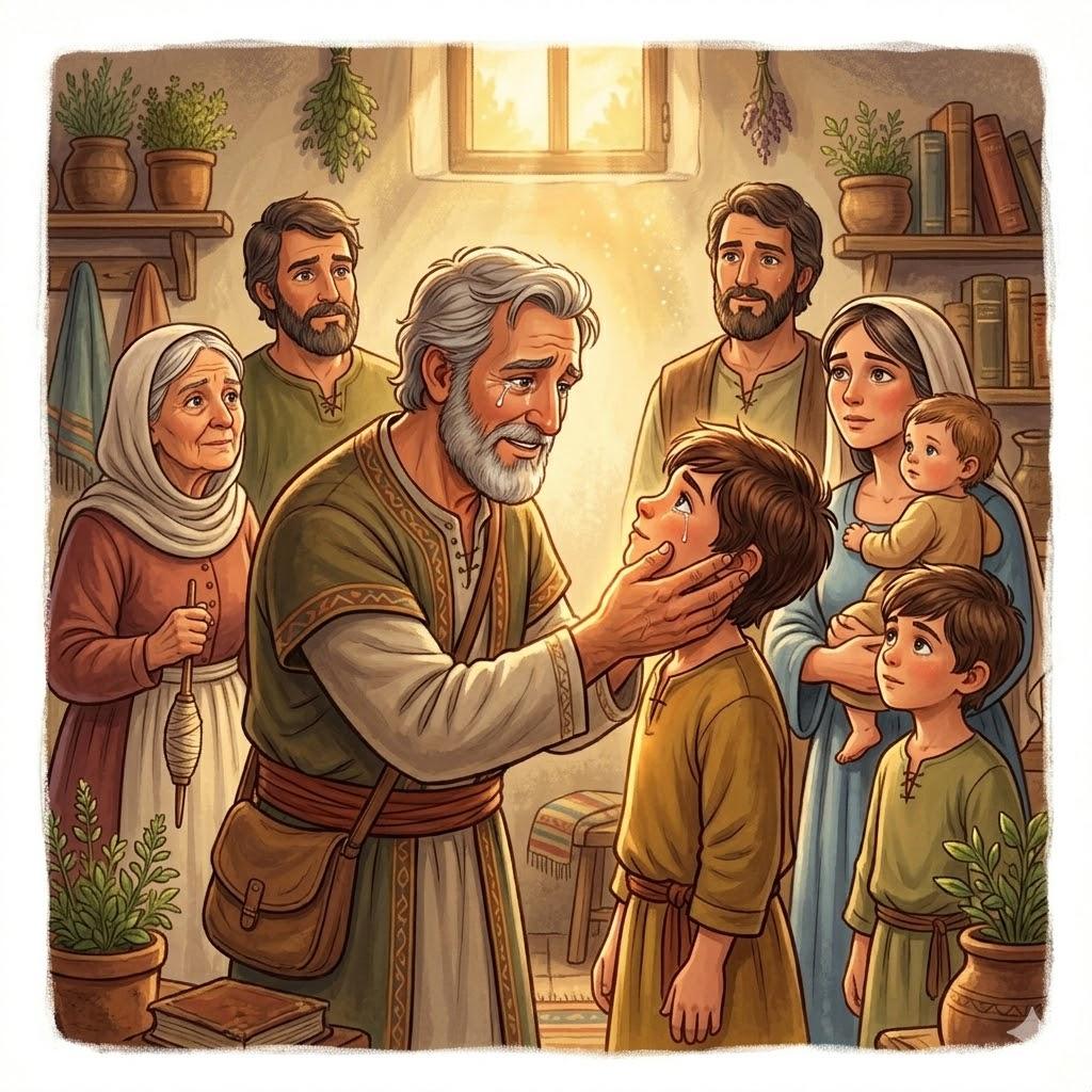 To lift up one's head, to lift the head