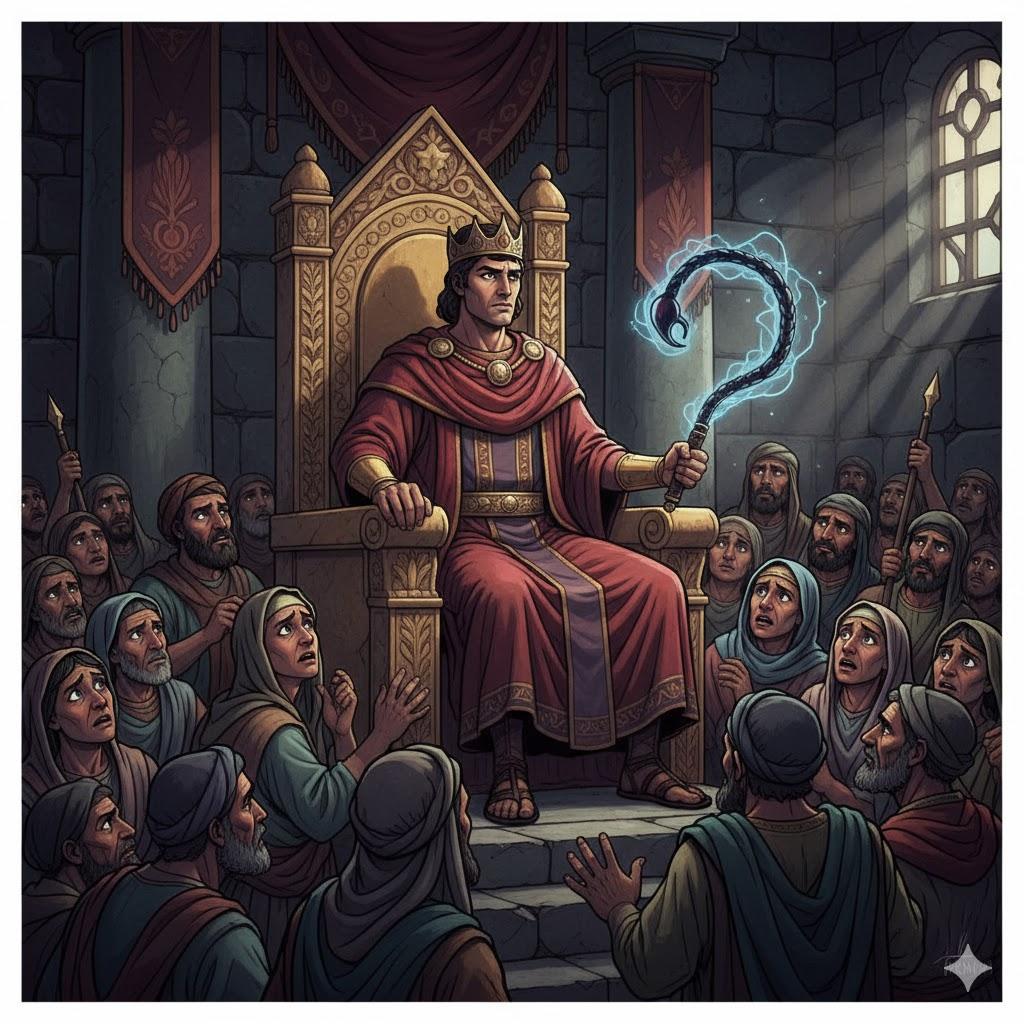 My father chastised you with whips, but I will chastise you with scorpions