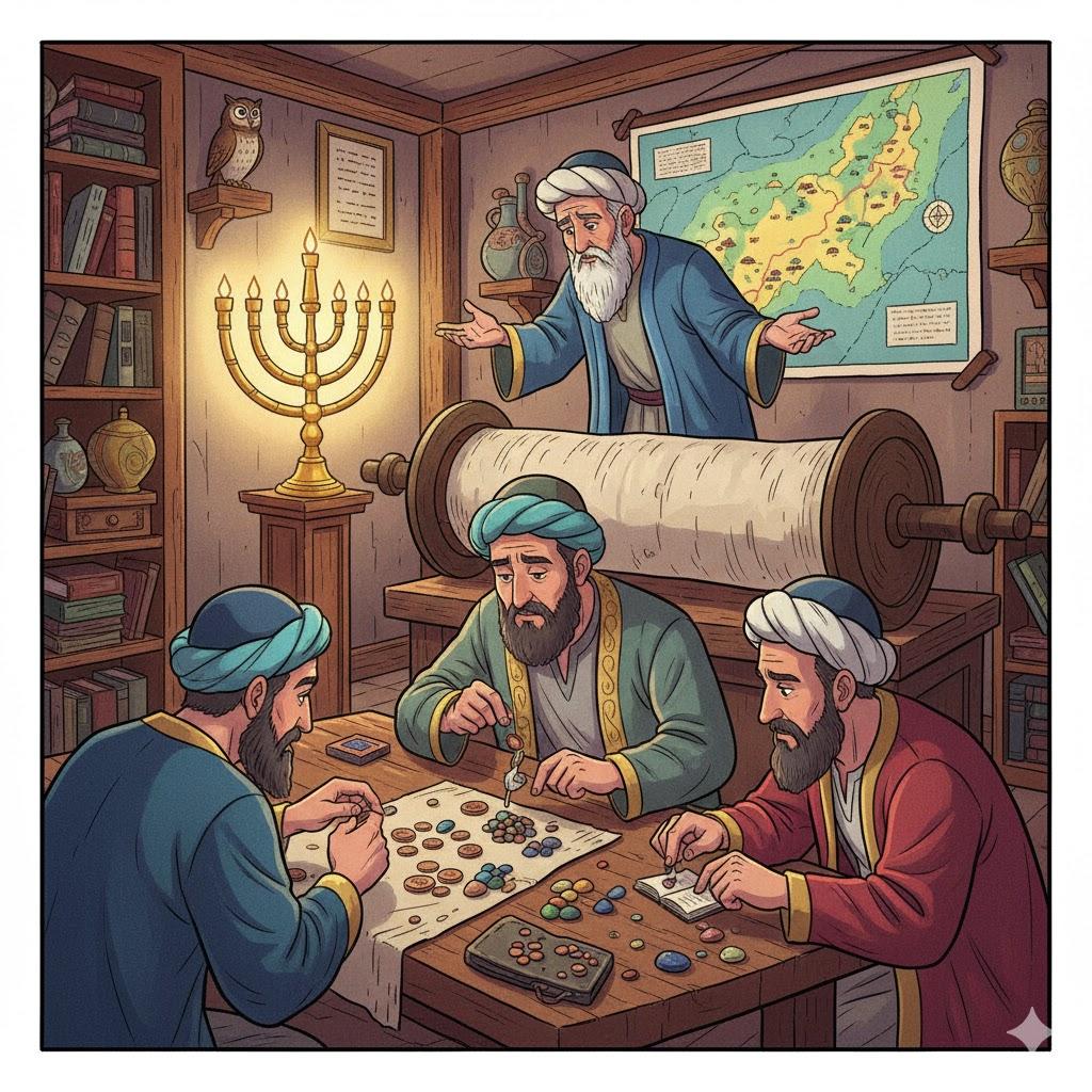 אוֹחֲזִים אֶת הַטָּפֵל וּמְנִיחִים אֶת הָעִקָּר