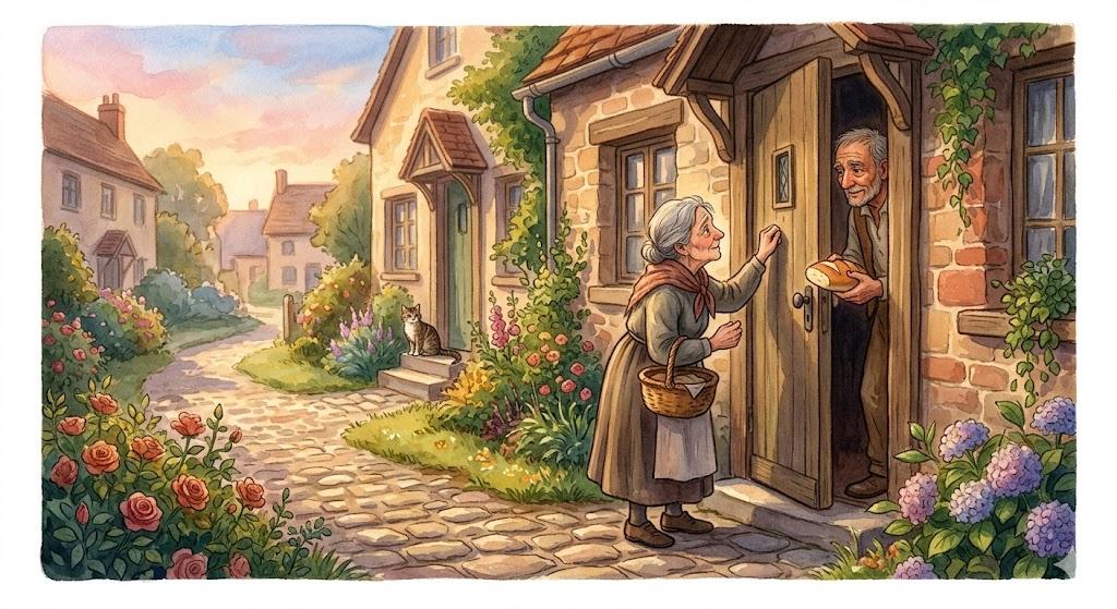 He returned upon the thresholds
