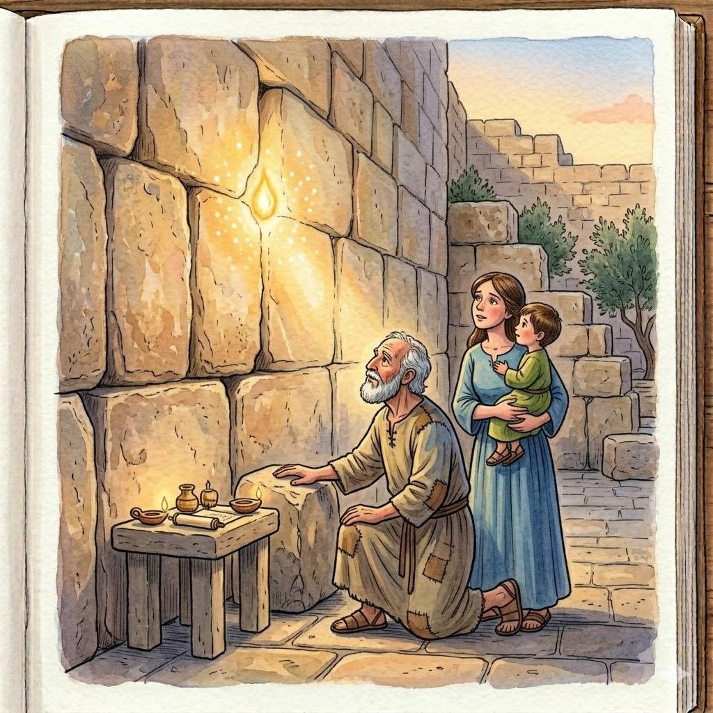 The Shechinah does not move from the Western Wall