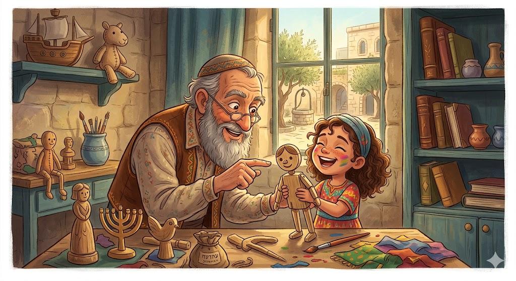 זָקֵן מָשׁוּל לְיֶלֶד