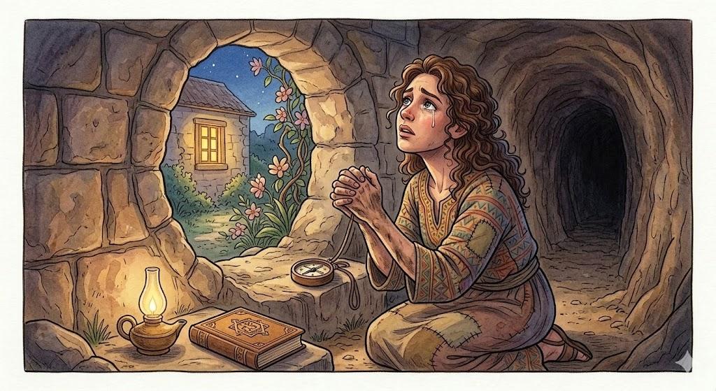 The thief, by the mouth of a scribe, calls to heaven, a thief, even a scribe, a merciful scribe.
