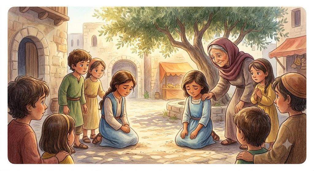 הִשְׁפִּיל עֵינָיו