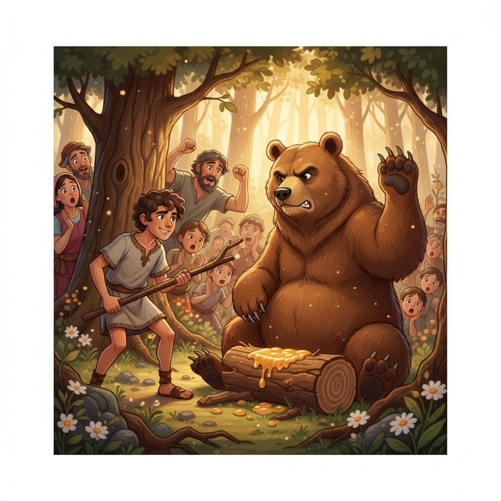 To incite against/ to set the bear at