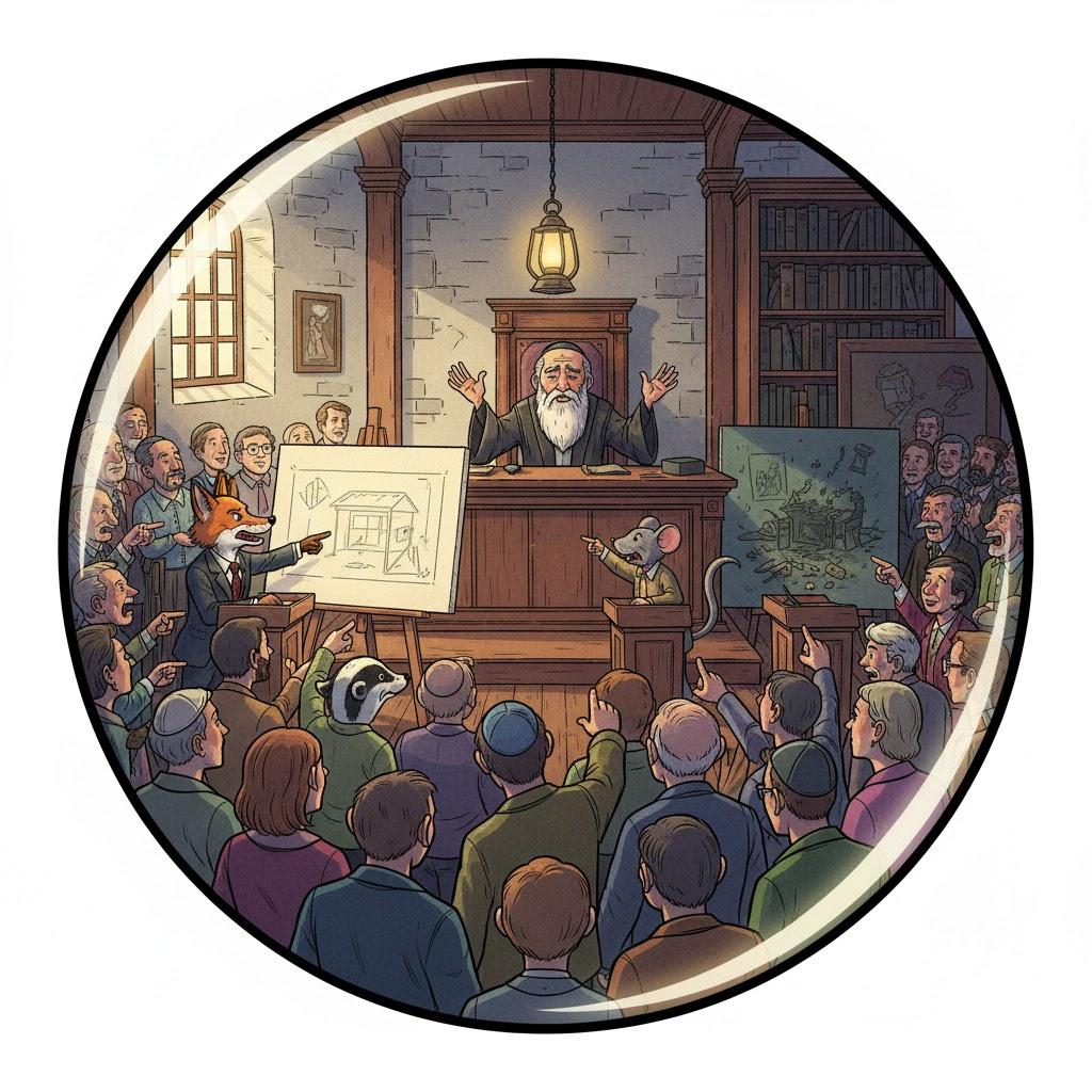 A judge has only what his eyes see