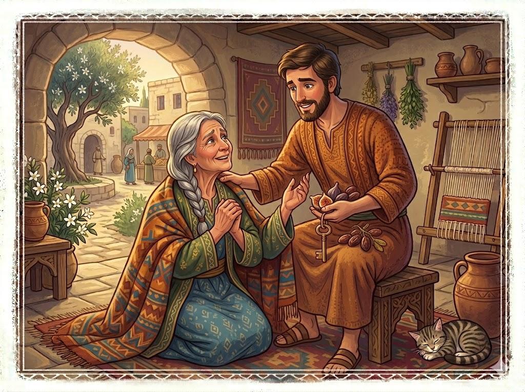 She is the giver/ on the contrary/ hence, that is precisely the reason