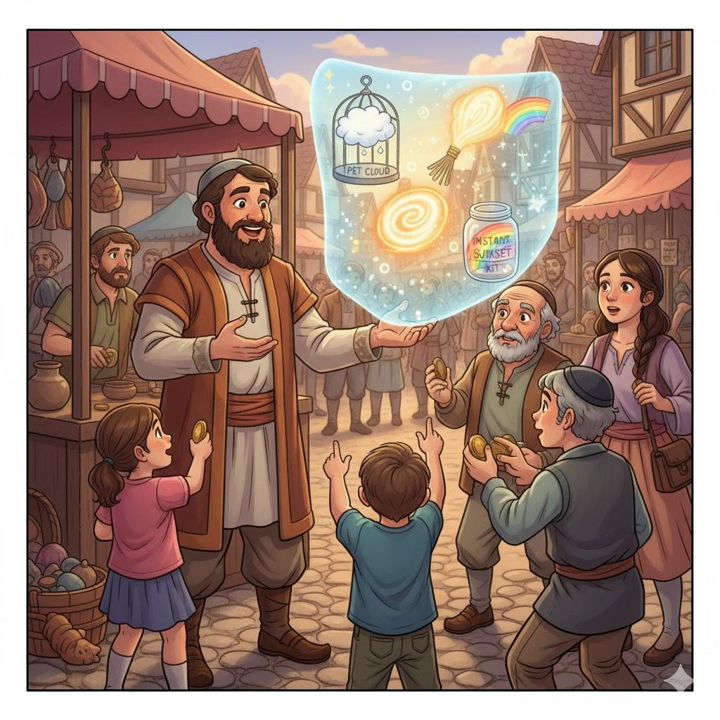 אֵין אָדָם מַקְנֶה דָּבָר שֶׁלֹּא בָּא לָעוֹלָם