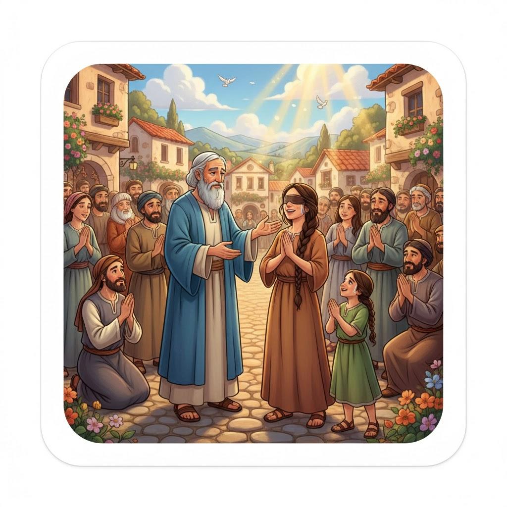 Blessed is He Who Opens the Eyes of the Blind