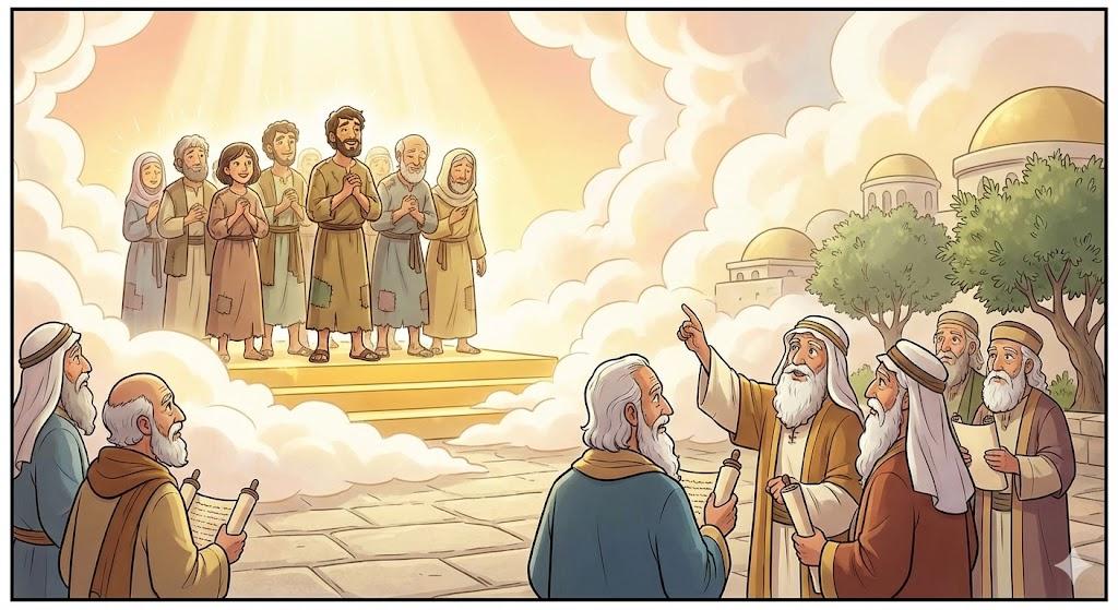 Where the repentant sinners stand, the wholly righteous may not