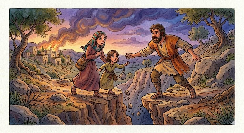 הַקַּרְקַע נִשְׁמֶטֶת מִתַּחַת לְרַגְלָיו