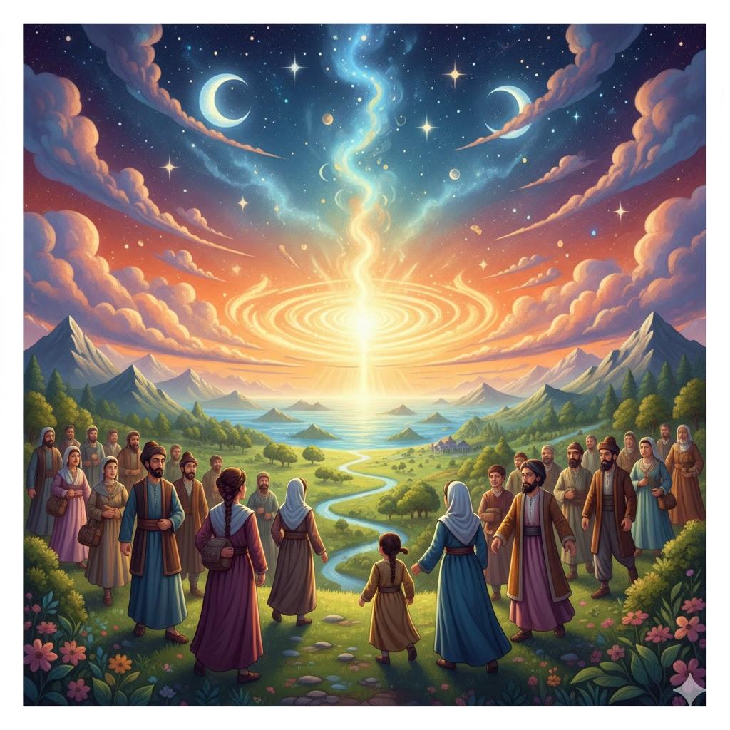 The ingathering of the exiles is as great as the day that heaven and earth were created.