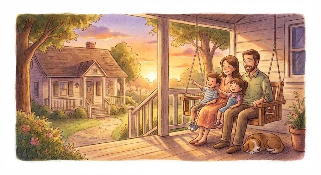 At evening time