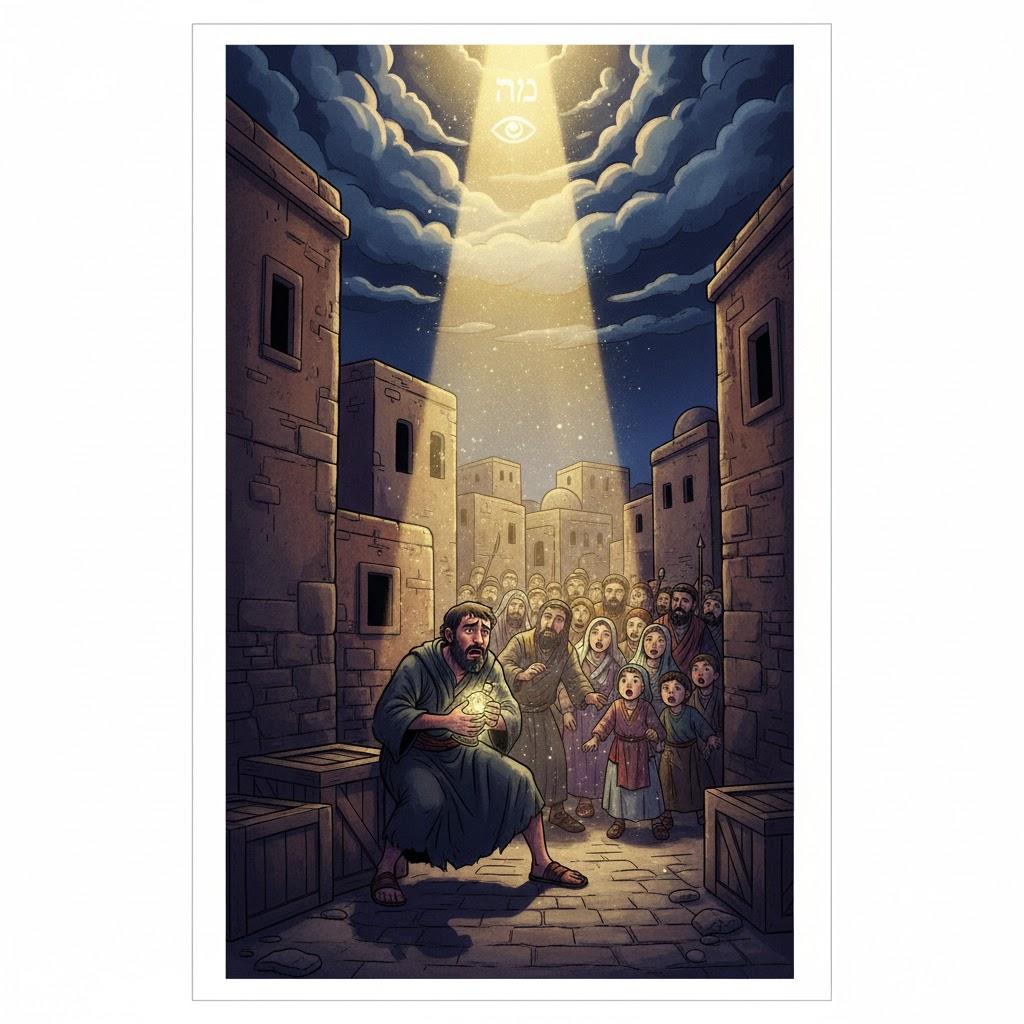 A person commits his sin in secret and the Lord causes him to be exposed in public