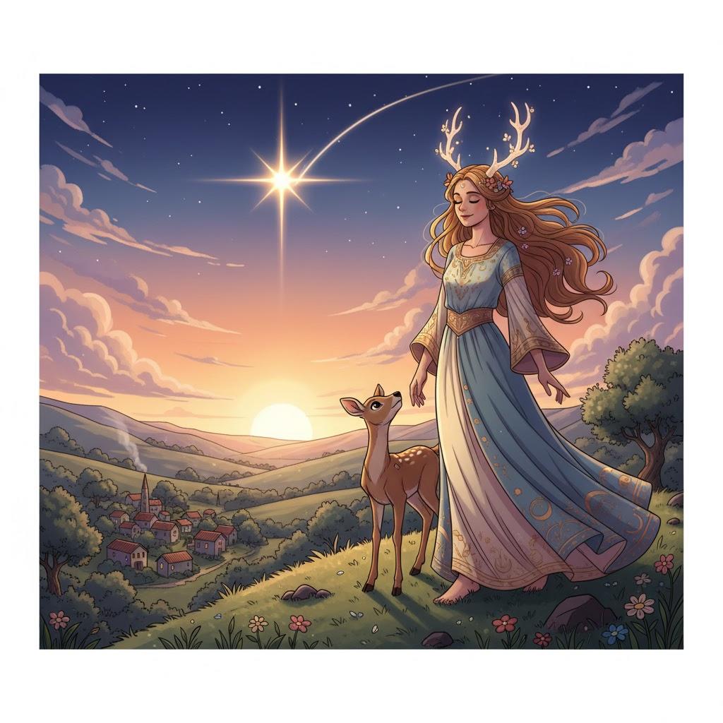 Morning star / Aurora / Dawn / First rays of morning