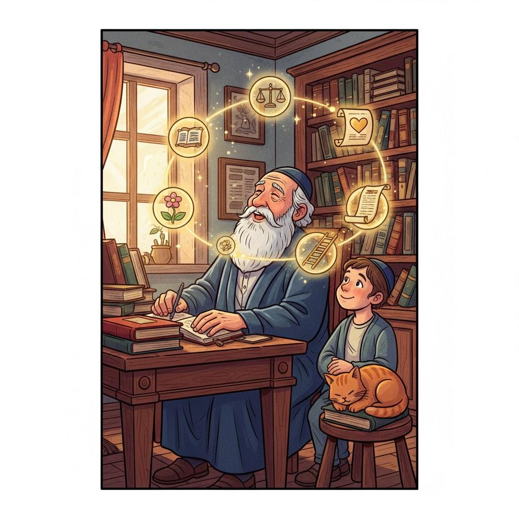 אֵין שְׂמֵחָה לֶחָכָם כְּשִׂמְחָתוֹ עַל תִּקּוּן מִדּוֹתָיו