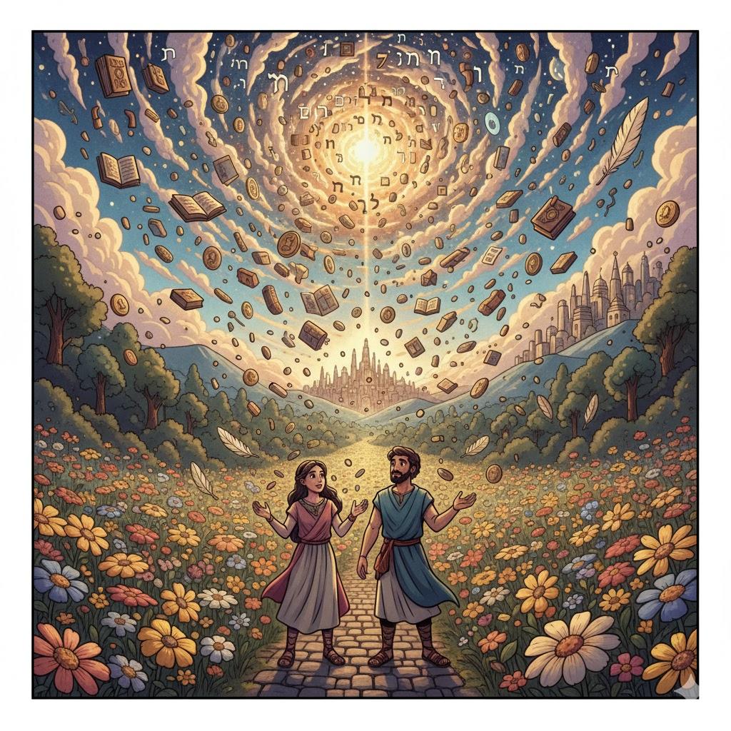 A thousand thousands and myriads of ten thousands