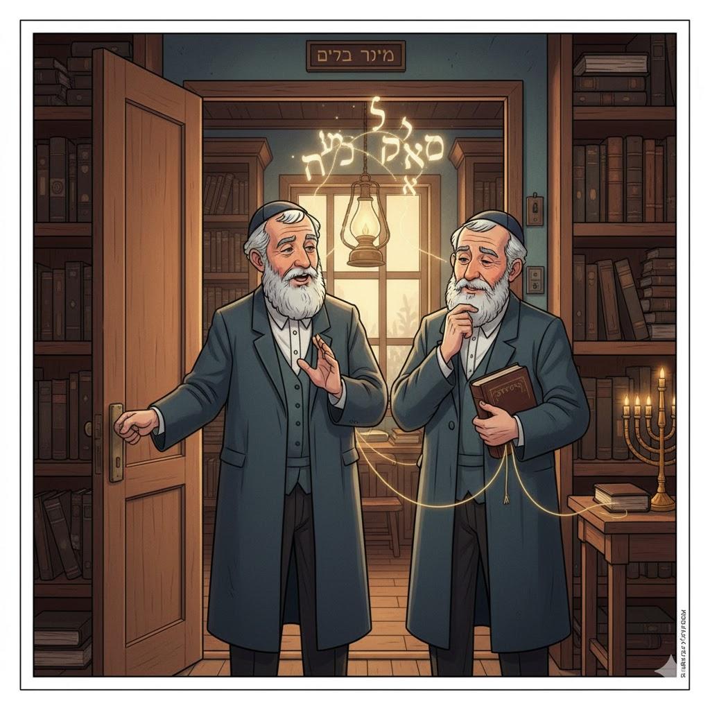 A person should not take leave of his friend except with a matter of halacha, so that he will remember him through it