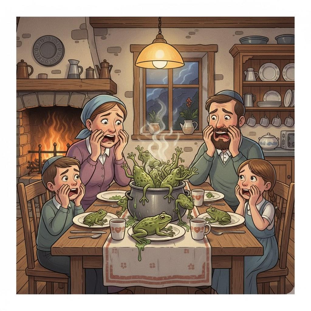 Among frogs