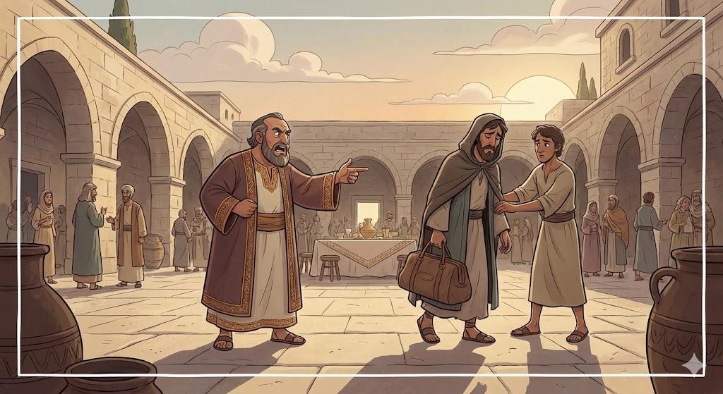 בֵּין קַמְצָא וּבַר קַמְצָא חָרְבָה יְרוּשָׁלַיִם