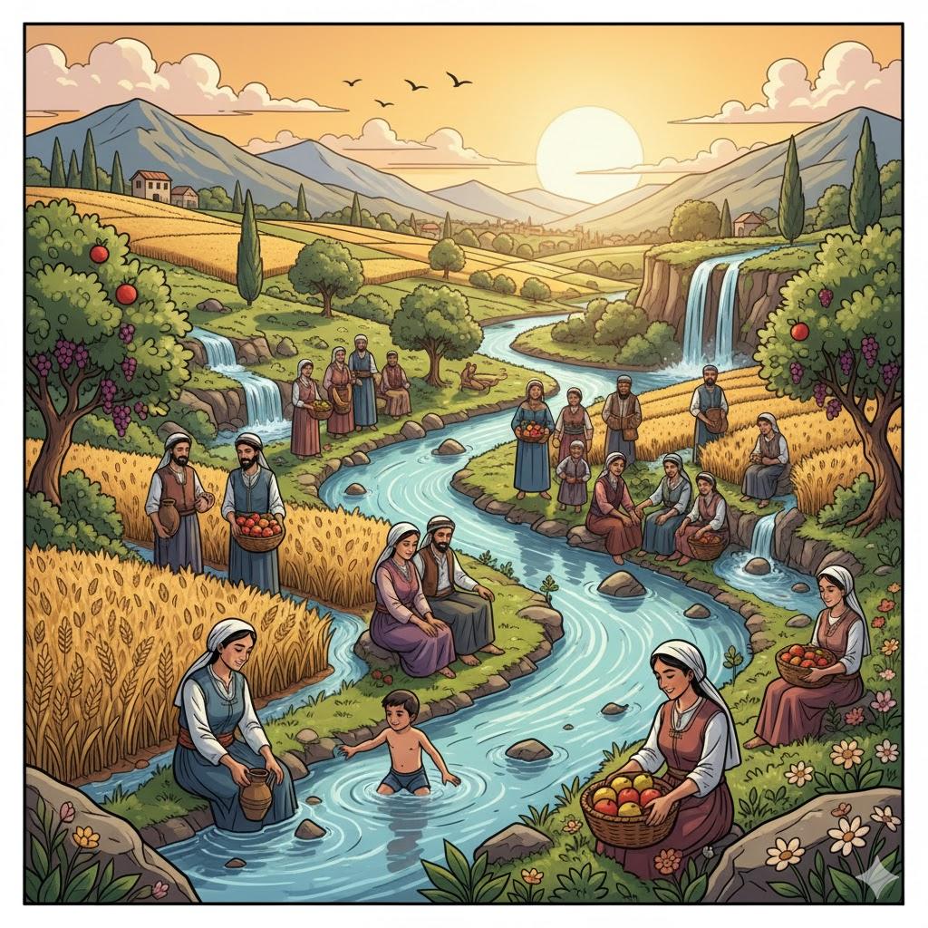 A land of streams of water