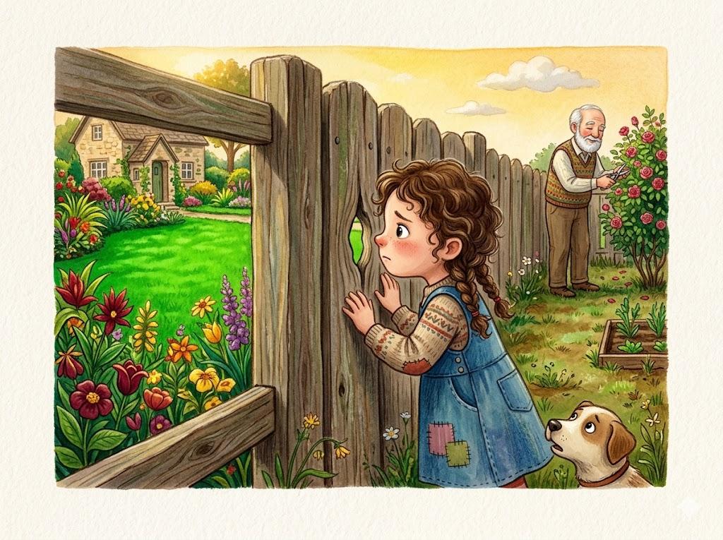 The grass is always greener on the other side of the fence