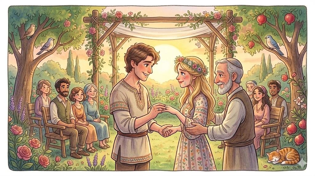 Brought in the marriage covenant