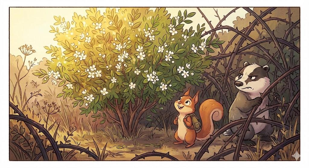 A myrtle standing among myrtle shrubs is still called a myrtle