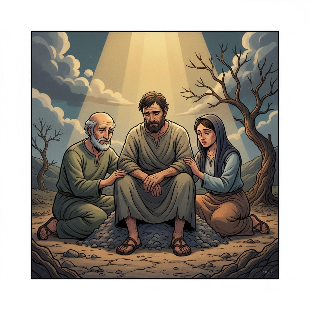 אוֹ חַבְרָא כְּחַבְרֵי דְּאִיּוֹב אוֹ מִיתוּתָא